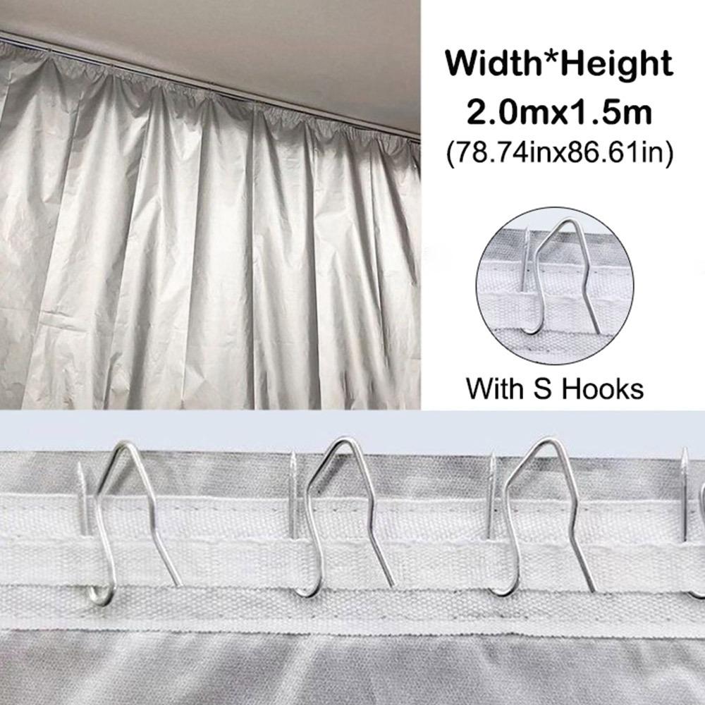 Rectangle Blackout Curtains Thickened Thermal Insulation Curtain New Privacy Drapes  Hotel Bedroom