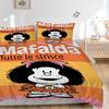 Mafalda Comic Strips Collection Print 3Pcs Bedding Setduvet Cover With 2 Bedropillowcase Home Birthday Gift
