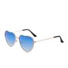 Women Ladies Sunglasses Heart Shaped Candy Sunglasses Metal Designer Stylish Rimless LOVE Glasses Ray Men Sunglasses