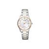 50m Water Resistant Solar Quartz Movement Gold Plated Stainless Steel Strap Watch ES0002-57A
