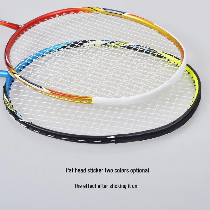 Pat Head Wear-Resistant Badminton Racket Frame Sticker - Durable Thickened Edge Protector
