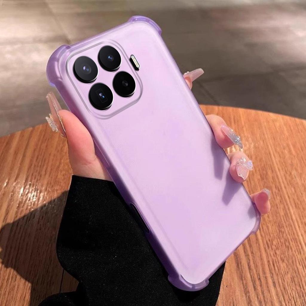 Case for Xiaomi 17T Pro,17T Translucent Frosted Matte Casing 4-Corner Airbag Shockproof Bumper Cover