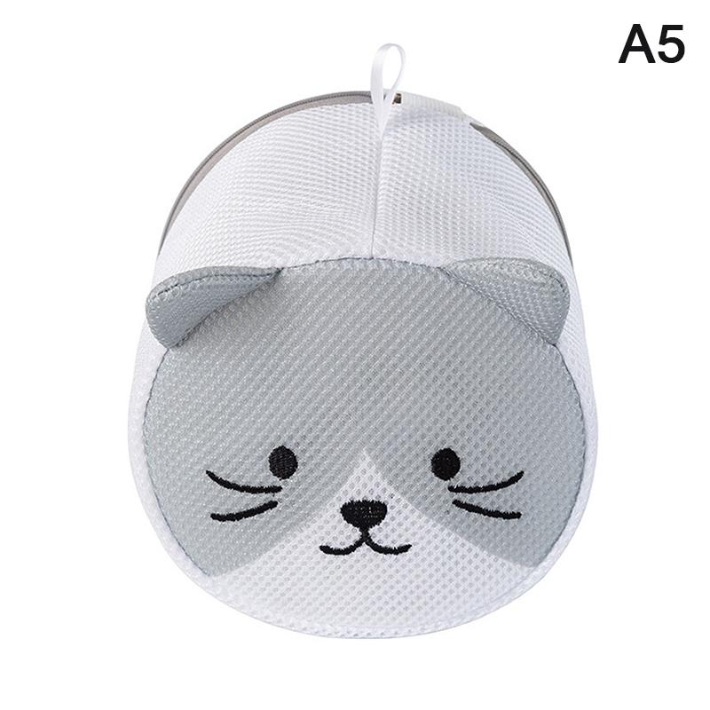 Cute Rabbit Laundry Bag Anti-Deformation Mesh Washing Pouch For Bras, Underwear, Lingerie Machine-Wash Special Home Travel Use