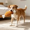 Juguete para Perros Forma de Patas de Pollo con Diseño de Sonido Juguete Chirriante Felpa Suave Resistente a Mordeduras Masticable para Perros Juguetes Interactivos