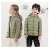Children's Down Jacket White Duck Down Seamless Kids' Wear Hooded Lightweight Style Boys' & Girls' Coats Large, Medium, Small Sizes