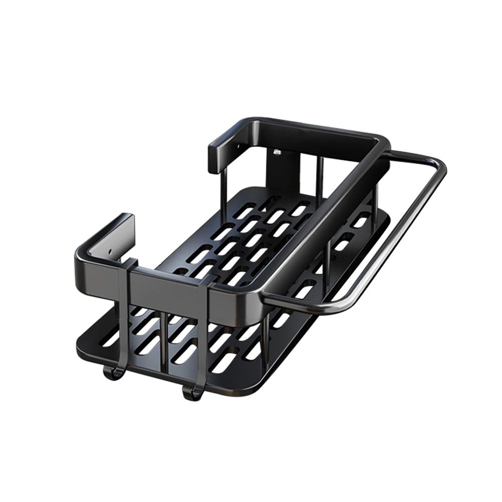 

Полка для кухни на присоске, настенное крепление для туалетного столика_ 1 шт. 1-tier чёрный