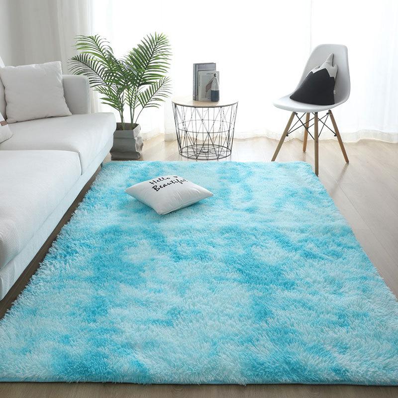 Thicken Home Bedroom Carpet Cute Girl Room Full of Net Red Wind Bedside Blanket Living Room Coffee Table Home Mat