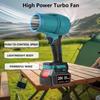 Kabelloser Handheld-Turbo-Jet-Ventilator Tragbarer Auto-Gewalt-Luftgebläse Leistungsstarkes Elektrisches Starkes Staubgebläse