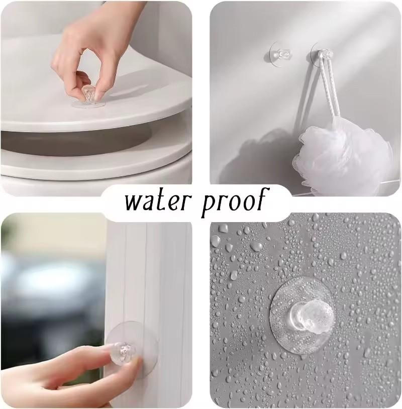 10/2Pcs Punch-free Drawer Knobs Self-Adhesive Kitchen Cabinet Handle Furniture Cupboard Dresser Window Door Push Pull Handles