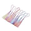 10Pcs Gradient Color 13cm Tassels Polyester Silk Tassel Fringe Crafts Jewelry for Diy Jewelry Making Pendant Decor Bookmark