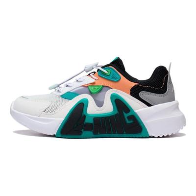 Cloud Non-Slip Shock Absorbing Wear-Resistant Lightweight Sports Casual Shoes Kids Sneakers White Black Green YKCT072-1