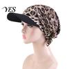 Sun Hat Headscarf Hat, Cashew Flower Print Ethnic Style Turban Cap, Elastic Fabric Protection for Cycling Sports Chemotherapy Cap