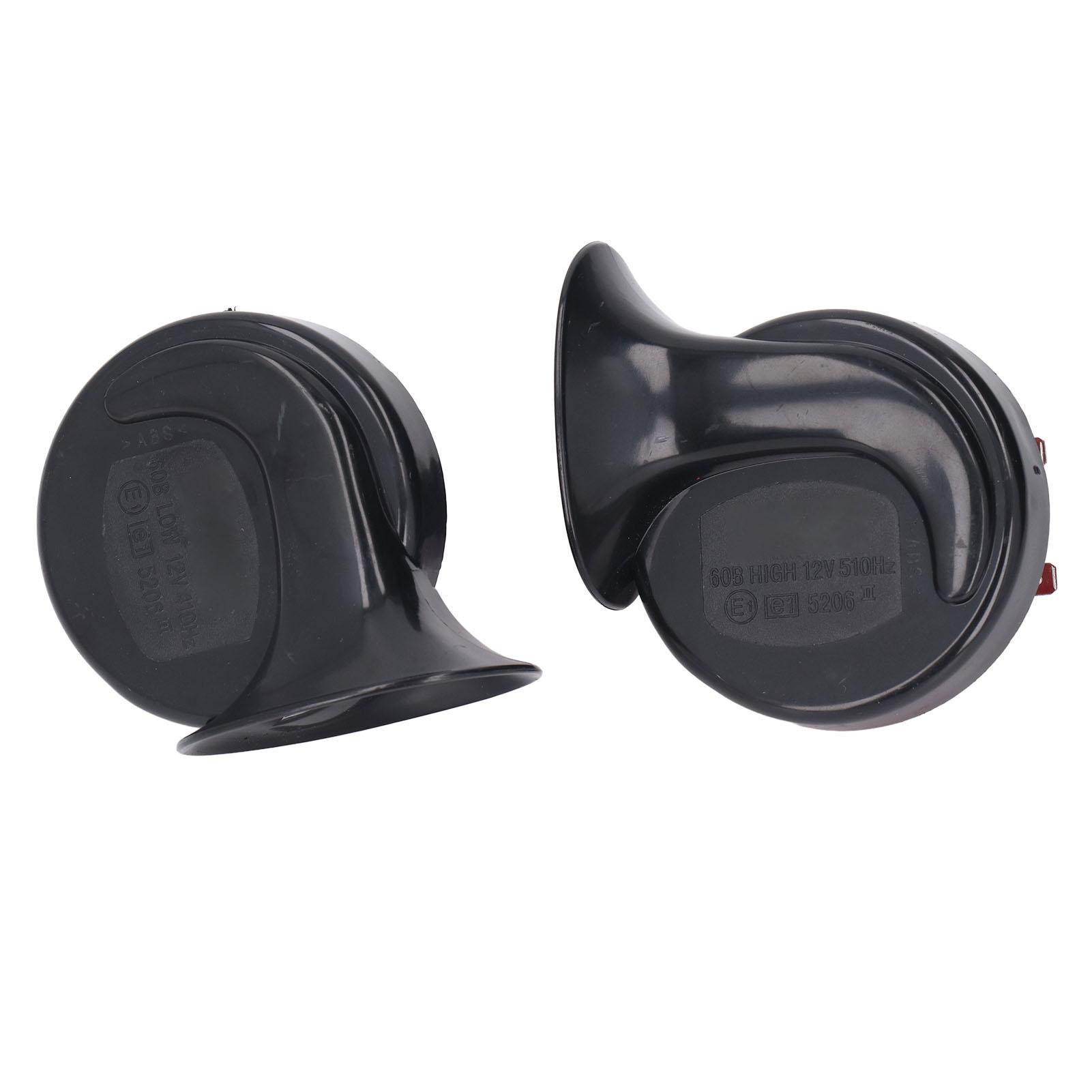 

Пара автомобильных гудков 12 В постоянного тока, водонепроницаемый, супер громкий 130 дБ, пневматический электрический гудок-улитка для грузовика, автомобиля