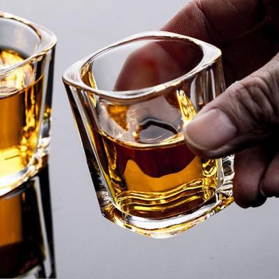 Transparent Cup Bar Accessories Jigger Spirit Glass Bartender Tools Shot Glass Set