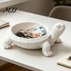 Desktop Trinket Tray 3D Printed Turtle Storage Tray, Decorative Jewelry for Necklaces Modern Home Decor Accents Rings, Creative Organizer Living Room