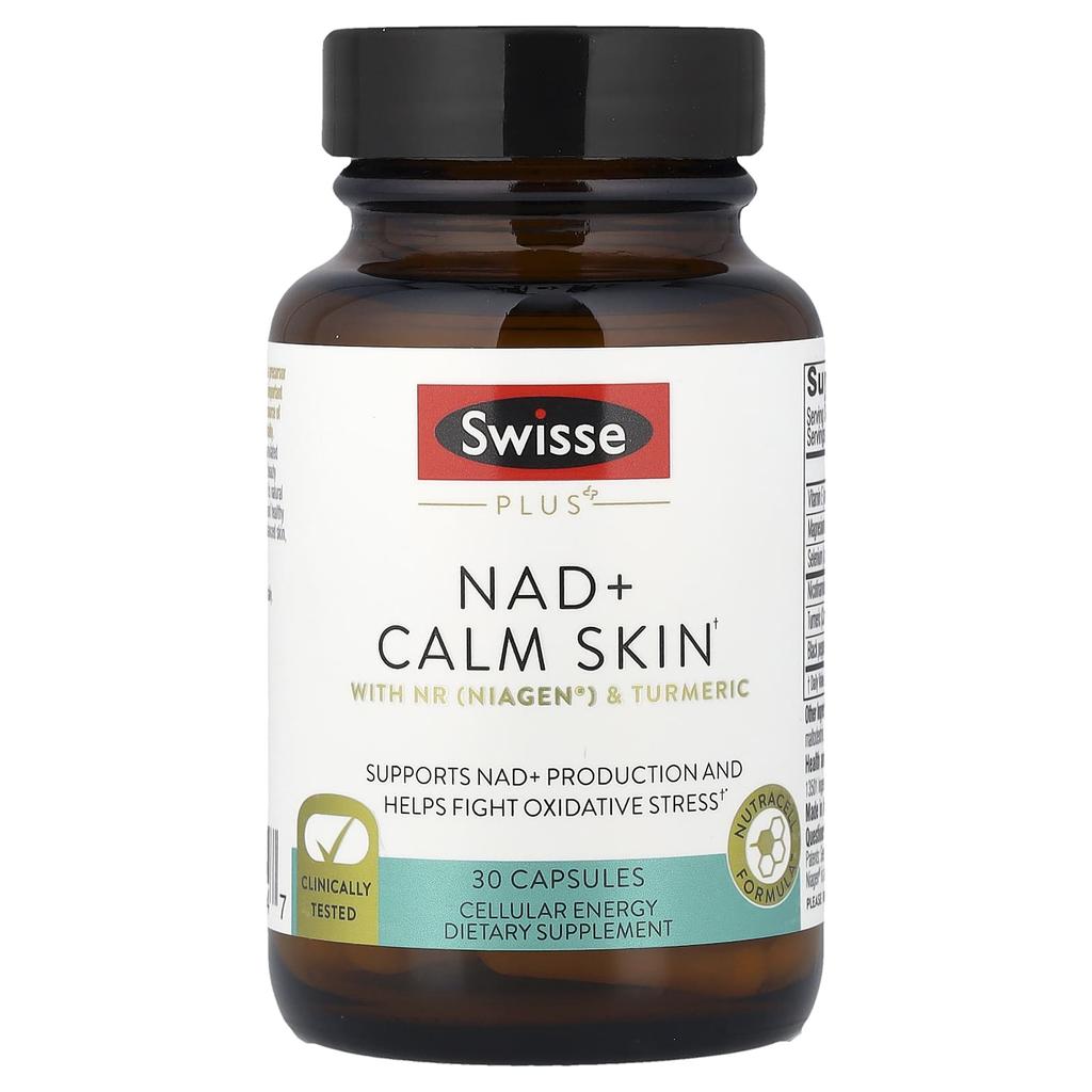 Swisse Plus NAD+ Soothing Skin, 30 Capsules