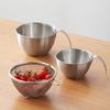 304 Stainless Steel Measuring Cup with Handle Scale Large Capacity Multifunction Egg Liquid Mixing Bowl Kitchen Supplies