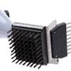 Household Barbecue Strong Oil Fume Stain Cleaning Brush Stainless Steel Wire Brush Barbecue Grid Cleaning Tool
