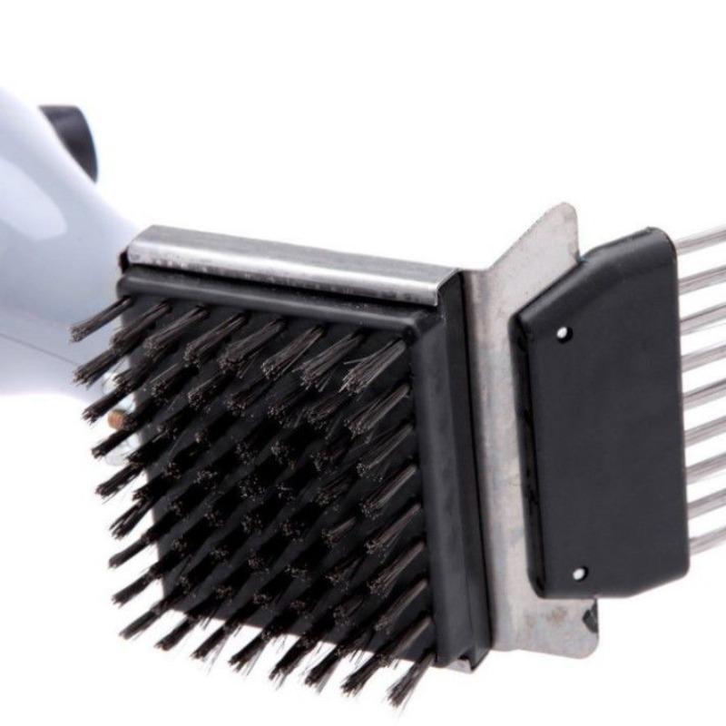 Household Barbecue Strong Oil Fume Stain Cleaning Brush Stainless Steel Wire Brush Barbecue Grid Cleaning Tool