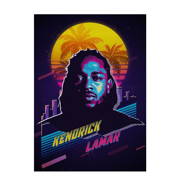 Berühmte Rapper Star Sänger Kunst Malerei Wand Leinwand Poster und Drucke Moderne Figur Porträt Bilder für Wohnzimmer Wohnkultur