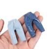 High Quality Kids Gift Toys 1/12 Dolls PU Leather Jackets Hoodies Doll Jeans Fashion Ripped Pants