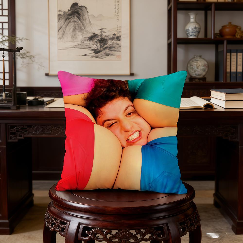 T-Toiletpaper I-Interesting Cushion Cover Birthday Anniversary Gifts Double Sided Printed Zipper Cushion Cover Soft Skin Bedding