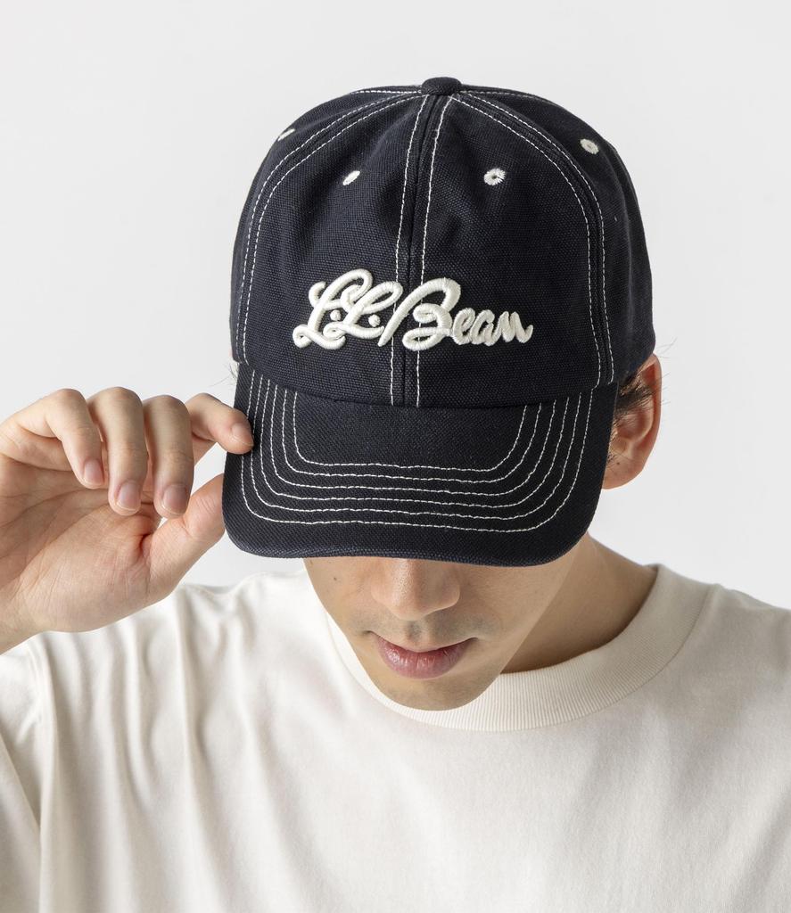 [L.L.Bean] Men's Canvas Wash Cap L Dark Red CK05445006