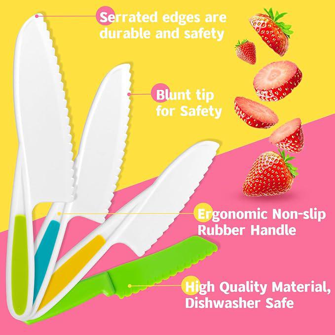 

Kindergarten Kids Safety Knife & Cutting Board Set