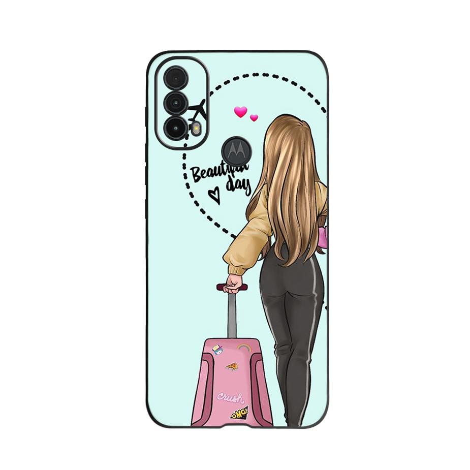 Cute Painted Cover For Motorola Moto E30 E40 Case Soft Silicone Fundas Phone Case For Motorola E30 Moto E40 E 30 40 Cover Bumper