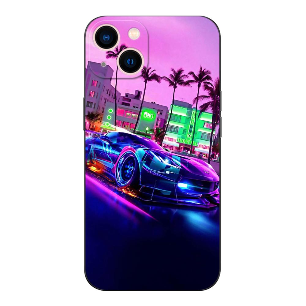Black Tpu Case For Realme Q5 X XT X2 X3 Superzoom X50 V13 Q3i X7 PRO Ultra GT Master Edition Sports Cool Car Man