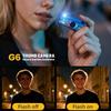 Mini Digital Camera 1080P HD Thumb Camera Keychain Support 128GB Memory Card Portable Video Recorder Retro Style for Kids Gift