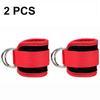 Double D Ring Ankle Cuffs Heavy Duty Straps For Glutes Legs Abs Workouts Strength Training Gym Equipment
