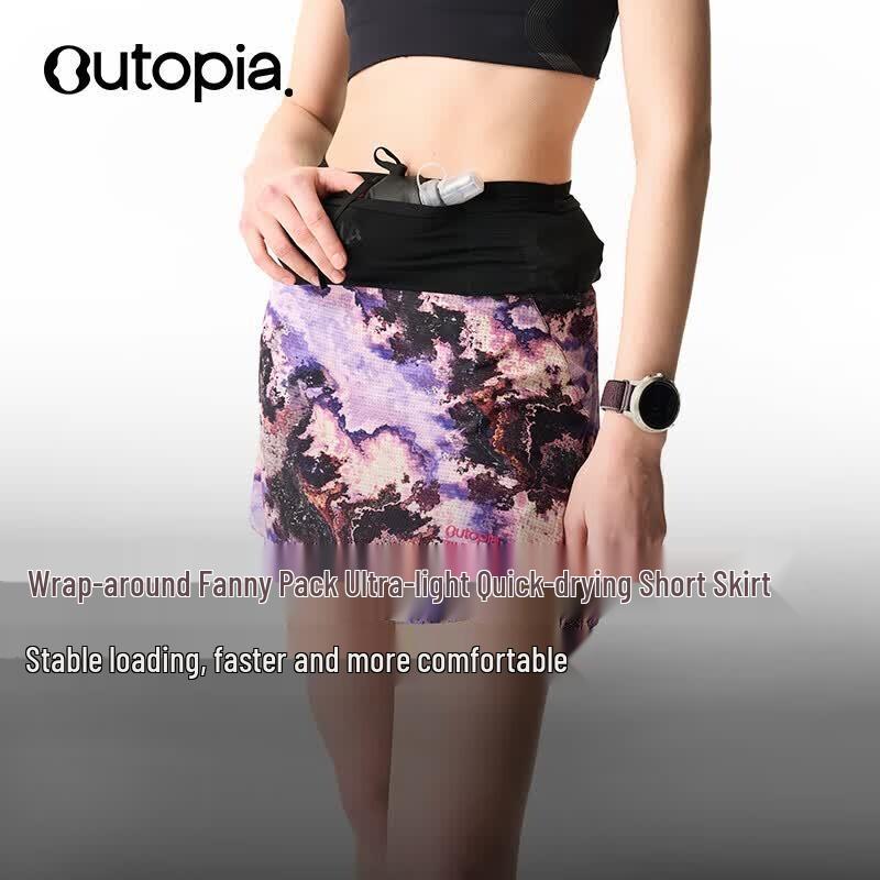 OUTOPIA Wild Run Women s High-Waist Quick-Dry Trail Running Skirt XS