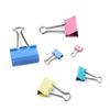 M&G Colorful Binder Clip Set, Assorted Sizes (6 Tubes)