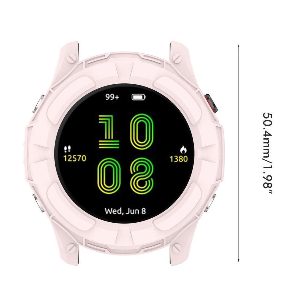 Soft TPU Case Frame Shell Compatible for Garmin Forerunner955 Shockproof Bumper Case Cover