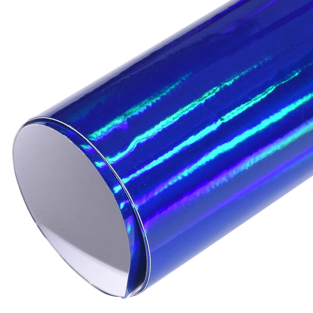 1Mx1.52M Holographic Laser Purple/Red/Blue Color for Car Hood Stickers Exterior Interior Wraps Vinyl Film Sheet