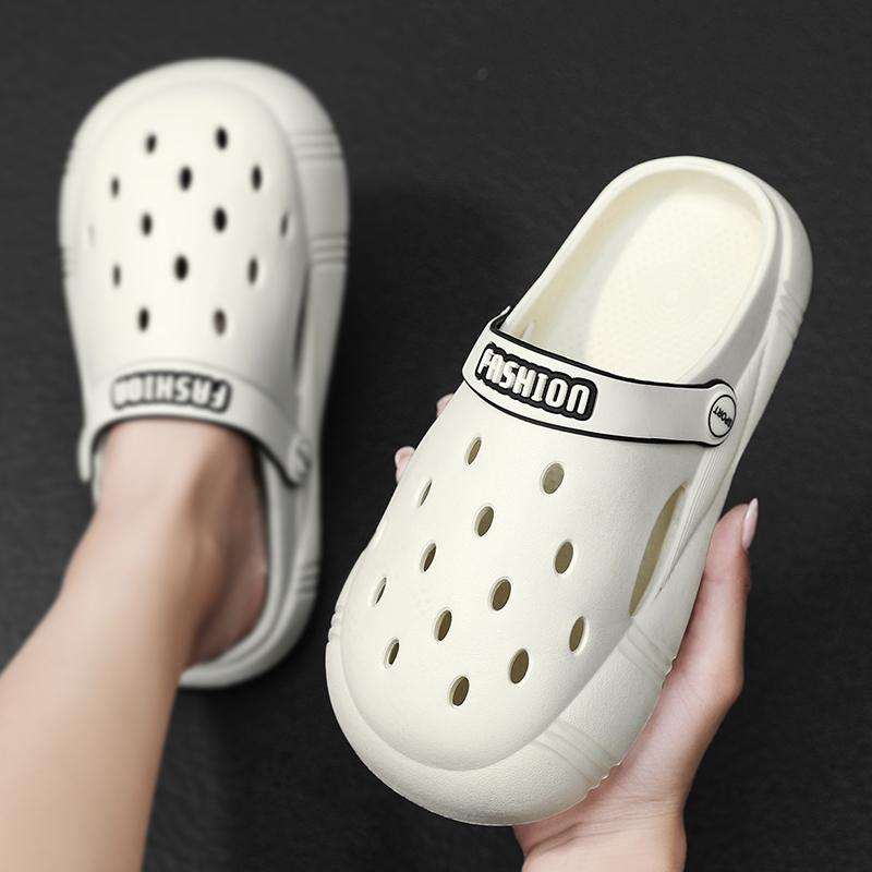 26~41 New Children Summer Fashion Beach Sandals Kids Slides Clogs Toddler Slippers Cave Hole Garden Baby Shoe EVA Sole Flip Flop