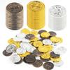 Captain Pirate Game Plastic Gold Toy Gold Coin Party Pirate Treasure Box Children'S Dress Up Treasure Box Gold Coin Gift