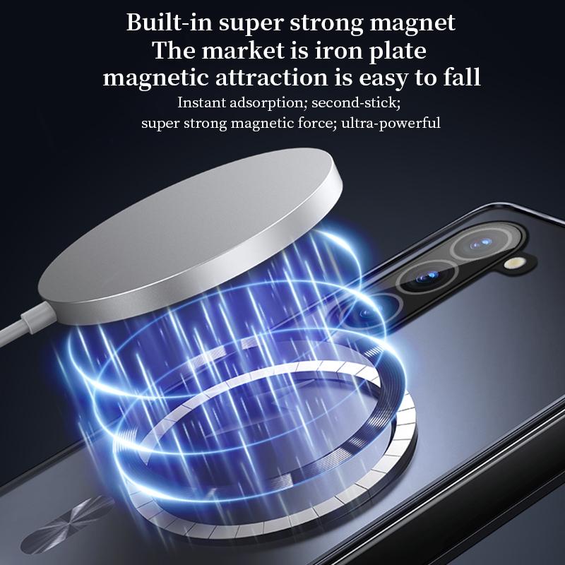 Beschichtung Matt Kabelloses Laden Stark Magnetisch Hülle Für Samsung Galaxy Z Fold7 Fold 7 Stoßfest Hartes Handy Cover