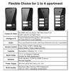 Hiwink HW-FV5206 2K IP Video Door Phone with Face Palm Recognition IC NFC Access Control IR Night Vision Doorbell