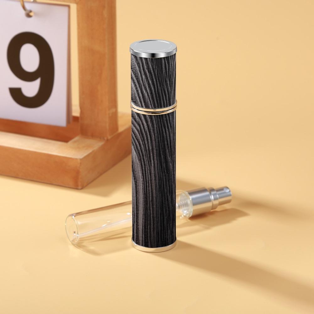 Wood Grain Spray Bottle 10ml Perfume Atomizer Bottle Ultra-fine Mist Fragrance Container Travel