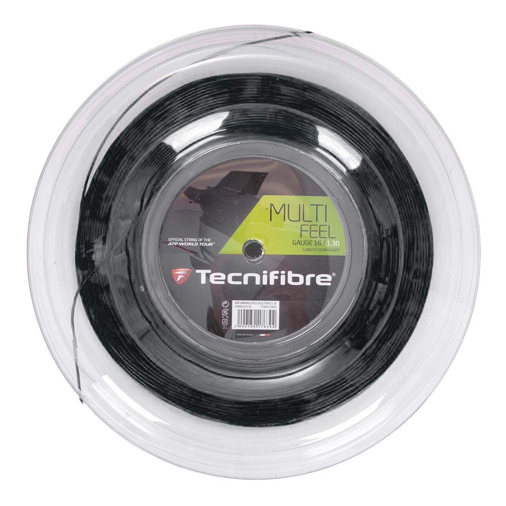 

Теннисная струна Tecnifibre Multifeel TFR921 черная 1,30 мм (Рулон 200м)
