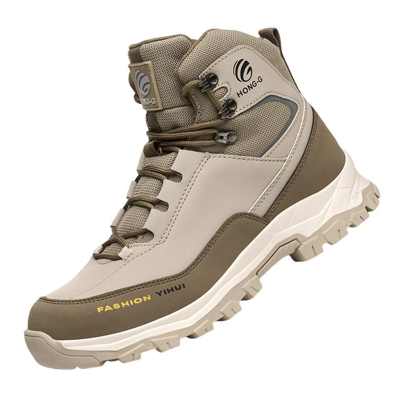 Safety Boots for Men Indestructible Steel Toe Work Boots Anti-smash Stab-resistant Safety Shoes Biker Botas Para Hombre Boots