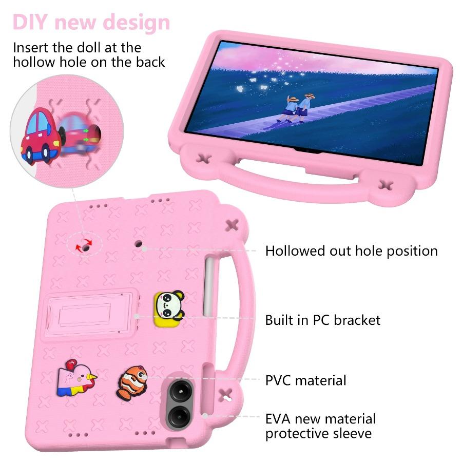 Kids Case for Redmi Pad Pro 12.1 Inch 2024 SE 11 EVA Stand Hand-Held with Pen Holder Protective Cover For Xiaomi Poco Pad 12.1"