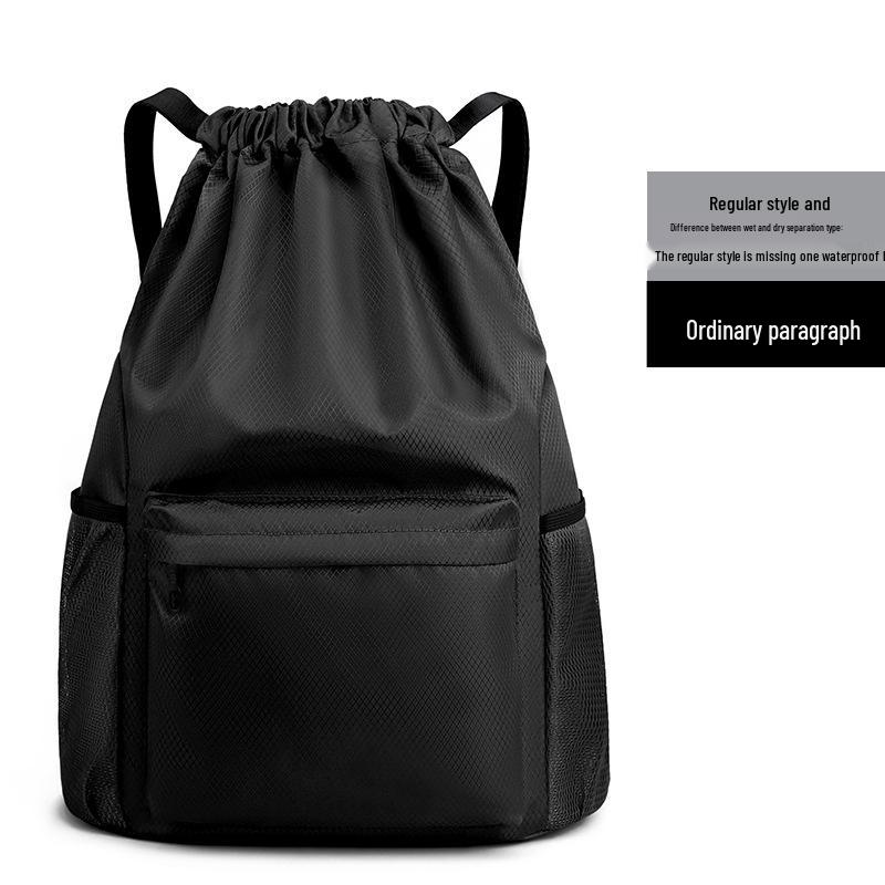Portable Fitness Drawstring Backpack for Sports, Training, and Events
