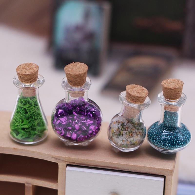 

1Комплект 1:12 Кукольный домик Миниатюрная Симуляция Магическое Зелье Руда Бутылка Мебель Домашняя Модель Декор Игрушка Аксессуары для Кукольного Домика A2