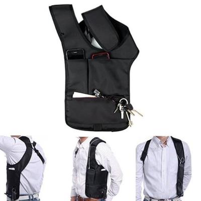 Armpit Bag with Adjustable Strap Anti-theft Portable Chest Bags Men Underarm Shoulder  Multi Pockets Messenger Sling Bags