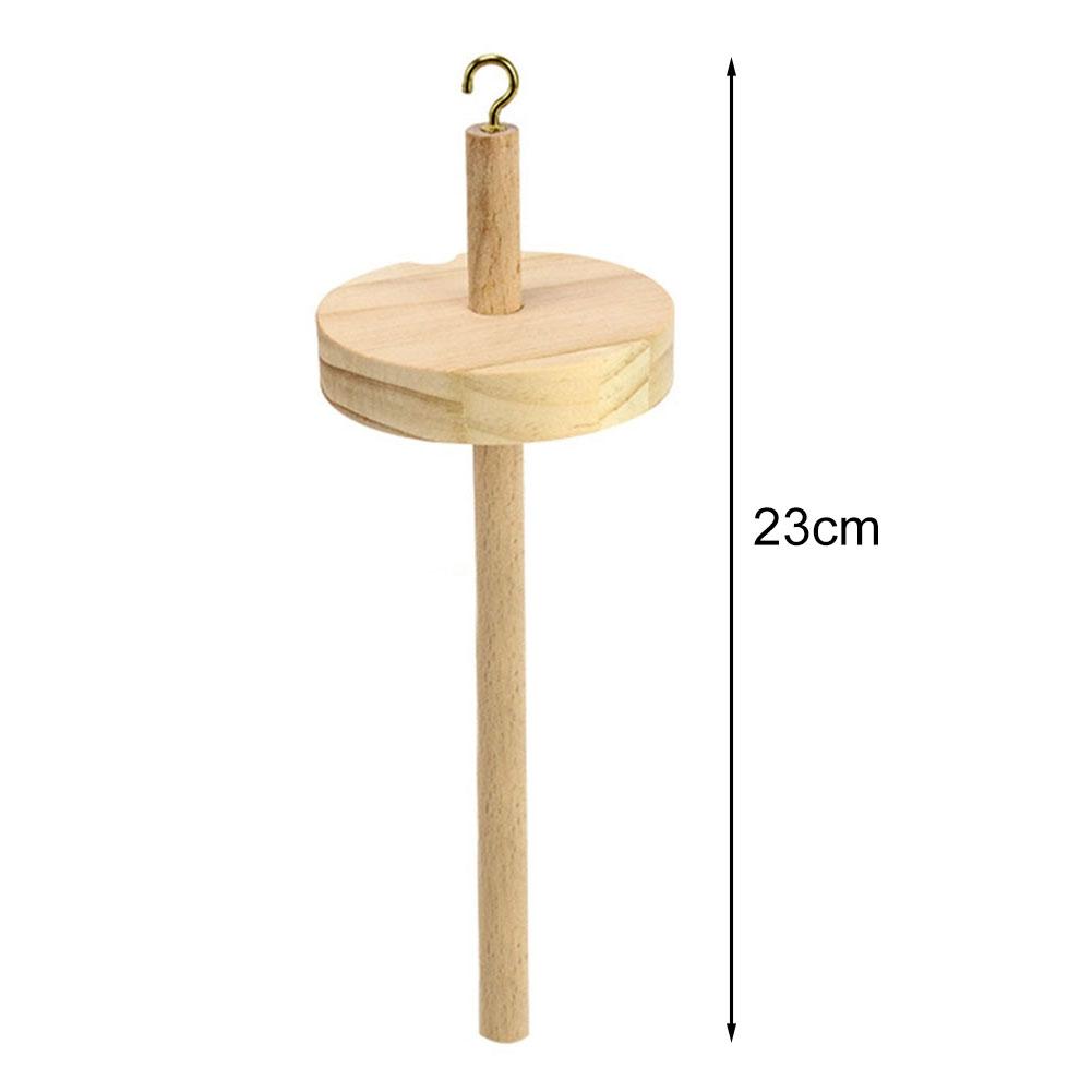 Hand Crank Operation Enhanced Durability Raw Wood Notches Multi Function