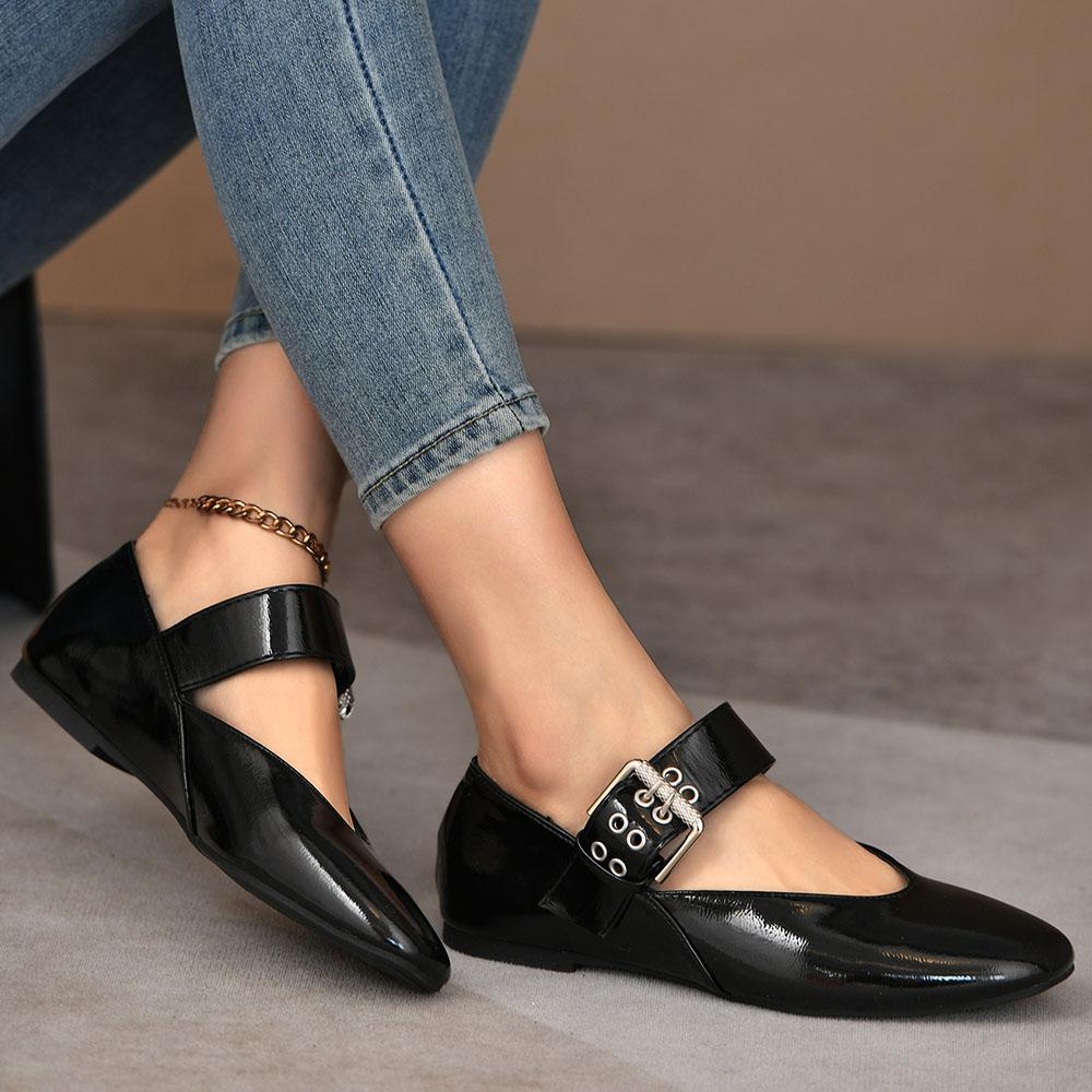 

Новые весенние балетки с леопардовым принтом, женские туфли Мэри Джейн, модные удобные туфли на плоской подошве с пряжками, большой размер 42 42