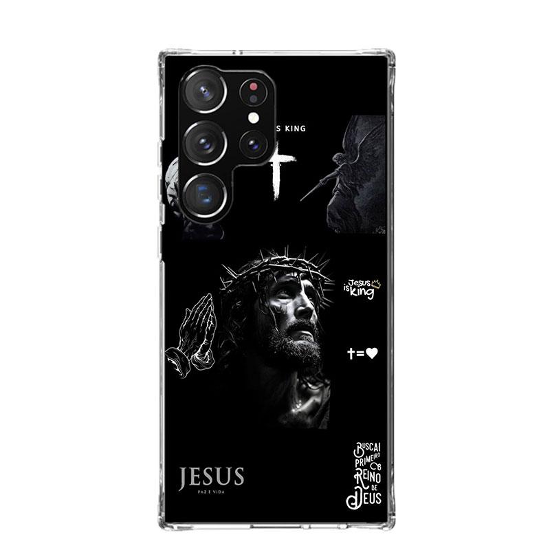 Jesus Bible Phone Case For Samsung Galaxy S26 S25 Edge S24 S23 FE S22 Ultra S21 Plus S20 + Fundas Cover Coque Galaxy S25 S24 S23